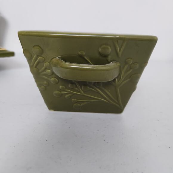 Earthenware, "Let Us Entertain You" NEW, Casserole Dish, Loaf Pan - Picture 6 of 11